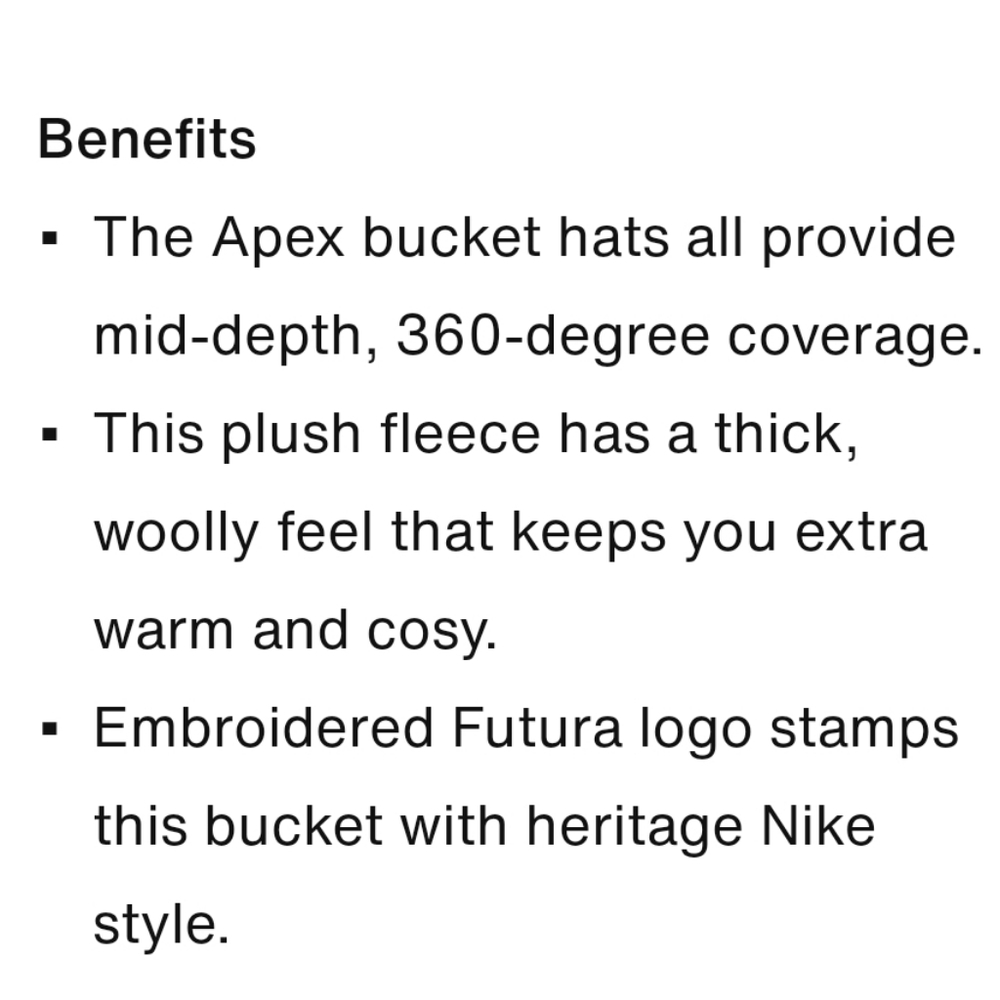 NWT Kid's Nike Apex Bucket Hat - Picture 7 of 8